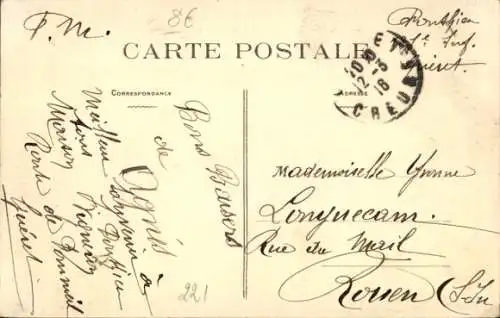 Ak Gueret Creuse, Place Bonyaud, Tribunal