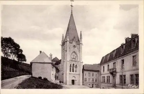 Ak Montbenoit Doubs, Nouveau Clocher de l'Eglise