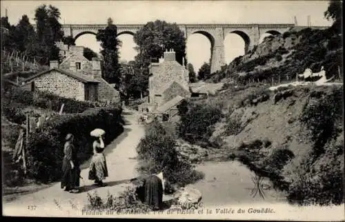 Ak Saint Brieuc Côtes d'Armor, Viaduc de Chemin de Fer de l'Etat, Vallee du Gouedic