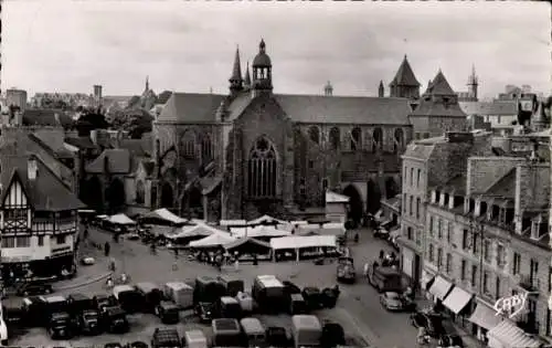 Ak Saint Brieuc Côtes d'Armor, Place de la Grille, l'Abside de la Cathedrale