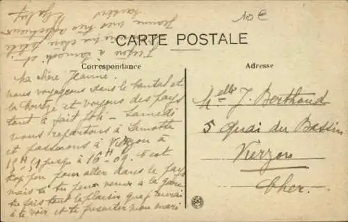 Ak Brive la Gaillarde Corrèze, Rue Basse