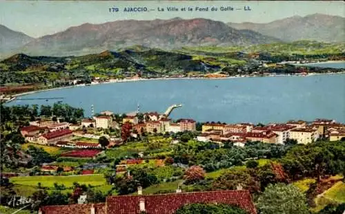 Ak Ajaccio Corse du Sud, La Ville et le Fond du Golfe