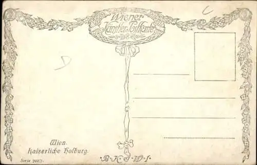 Künstler Ak Graner, E., Wien, bei der Burg, Michaelerplatz