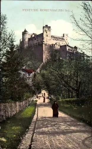 Ak Salzburg in Österreich, Festung Hohensalzburg