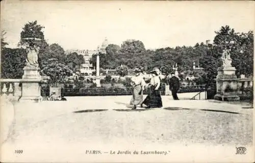 Ak Paris VI, Jardin du Luxembourg