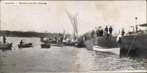 Mini Ak Dieppe Seine-Maritime, Abfahrt zu den Regates