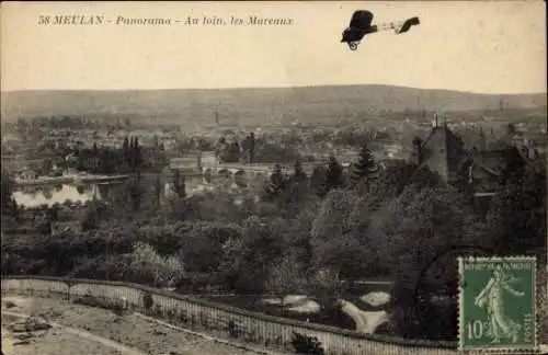 Ak Meulan und Yvelines, Panorama, les Mureaux