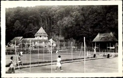 Ak Saint Valéry en Caux Seine Maritime, Tennis