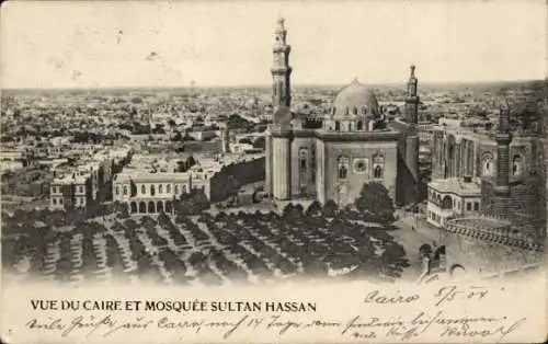 Ak Kairo Kairo Ägypten, Sultan Hassan Moschee