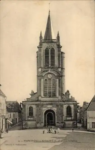 Ak Montfort l'Amaury Yvelines, Kirche