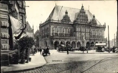 Ak Hansestadt Bremen, Rathaus