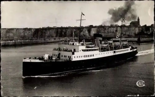 Ak Dieppe Seine Maritime, Paquebot Arromanches, Fährschiff