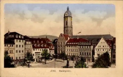 Ak Jena in Thüringen, Marktplatz