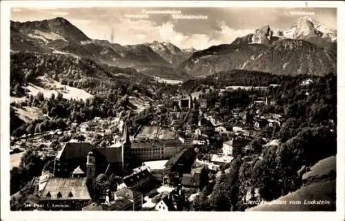 Ak Berchtesgaden in Oberbayern, Blick vom Lockstein