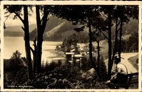 Ak Urfeld am Walchensee Kochel am See, Panorama