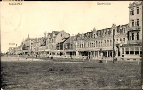 Ak Nordseebad Norderney Ostfriesland, Kaiserstraße