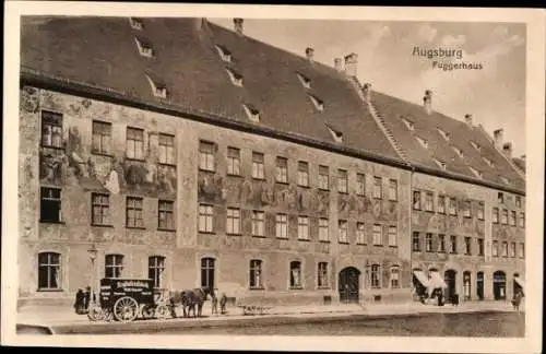 Ak Augsburg in Schwaben, Fuggerhaus