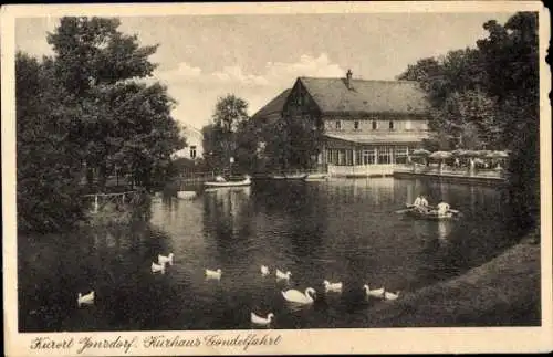 Ak Jonsdorf in der Oberlausitz Sachsen,  Hotel Kurhaus Gondelfahrt