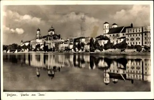 Ak Passau in Niederbayern, Teilansicht, Inn