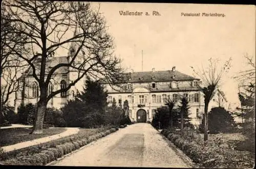 Ak Vallendar Rheinland Pfalz, Pension Marienburg