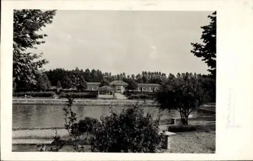 Ak Grüna Chemnitz Sachsen, Teilansicht, Fluss