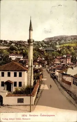 Ak Sarajevo Bosnien Herzegowina, Cobanjagasse