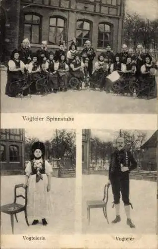 Ak Vogteier Spinnstube, Vogteierin, Vogteier