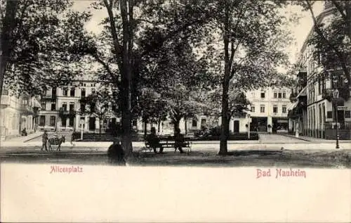 Ak Bad Nauheim in Hessen, Alicienplatz