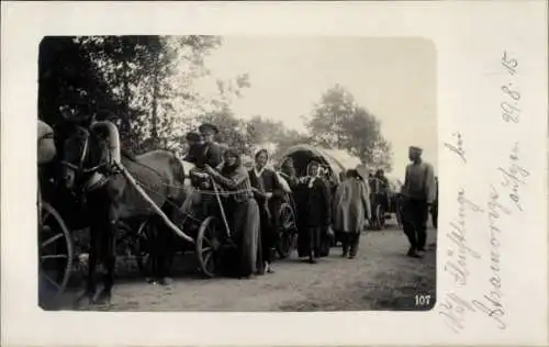 Foto Ak Atsaukorize Polen, Russische Flüchtlinge