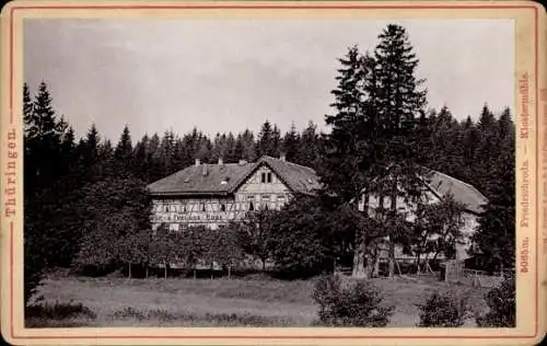 Hartfoto Friedrichroda im Thüringer Wald, Klostermühle, Pensionshaus