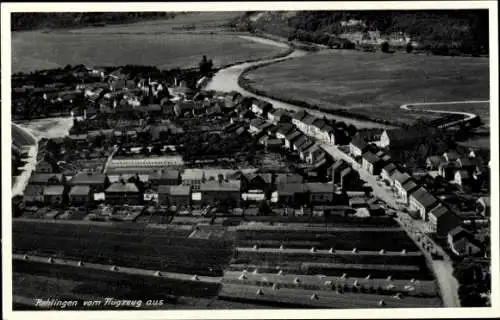 Ak Rehlingen Siersburg im Saarland, Fliegeraufnahme