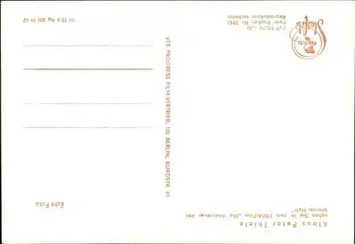 Ak Schauspieler Klaus Peter Thiele, Die Abenteuer des Werner Holt