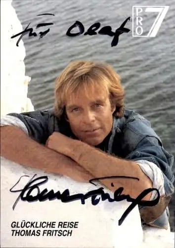 Ak Schauspieler Thomas Fritsch, Portrait, Autogramm