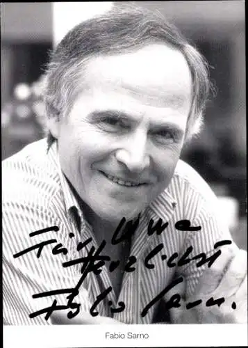 Ak Schauspieler Fabio Sarno, Portrait, Autogramm