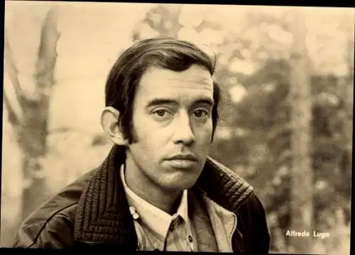 Ak Schauspieler Alfredo Lugo, Portrait, Film Mit mir nicht Madam, Defa Film