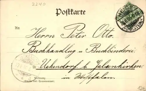 Ak Heide in Holstein, Rosenstraße