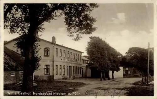 Ak Nieblum auf der Insel Föhr Nordfriesland, Witt's-Gasthof