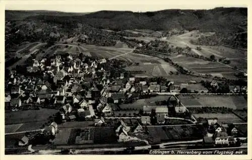 Ak Entringen Ammerbuch in Baden Württemberg, Hohenentringen, Fliegeraufnahme