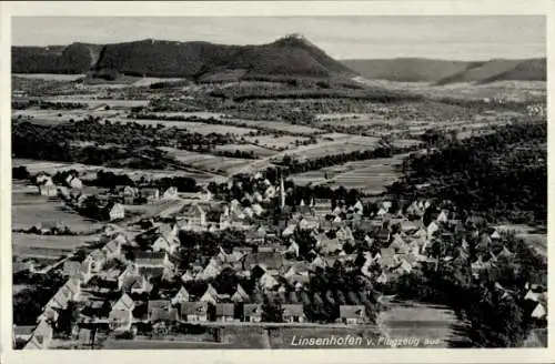 Ak Linsenhofen Frickenhausen in Württemberg, Fliegeraufnahme