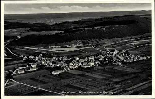 Ak Melchingen Burladingen in der Schwäbischen Alb, Fliegeraufnahme