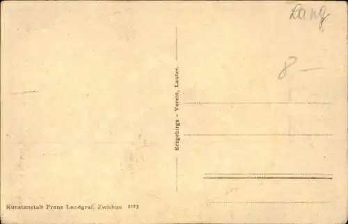 Ak Lauter Bernsbach im Erzgebirge Sachsen, Erholungsheim des Sächs. Militärvereins-Bundes