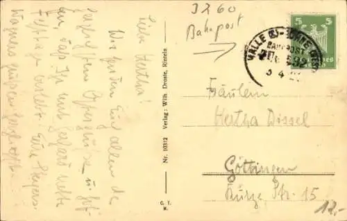 Ak Rinteln an der Weser, Weserbrücke und Rintelner Klippen