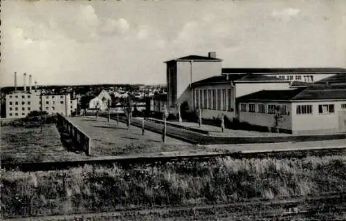 Ak Selb im Fichtelgebirge Oberfranken, Teilansicht des neuen Schlachthofes