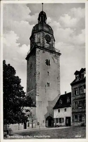 Ak Altenburg in Thüringen, Nikolaiturm