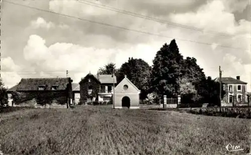 Ak Berthecourt Oise, Les Vacances Fleuries