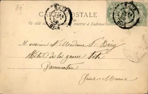 Ak Betz Oise, Rathaus