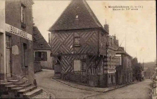 Ak Mondoubleau Loir et Cher, Vieuille Maison