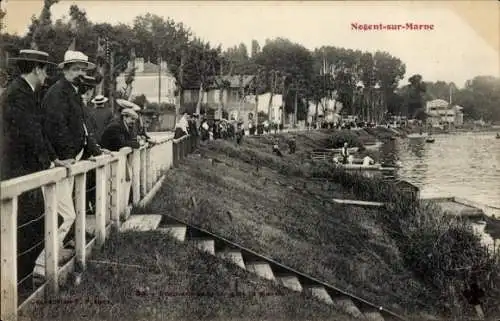 Ak Nogent sur Marne Val de Marne, La Marne