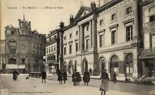 Ak Brive la Gaillarde Corrèze, Rathaus