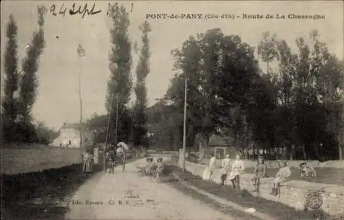 Ak Pont de Pany Côte-d’Or, Route de La Chassagne